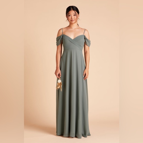 Birdy Grey Spence Convertible Dress is Sea Glass Chiffon - Picture 2 of 3